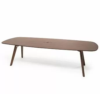 РЭЙЛ/RAIL Стол д/переговоров 280 ДУБ ТАБАК