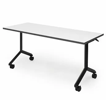 ШИФТ/SHIFT Стол поворотный 120х60 БЕЛЫЙ/ГРАФИТ/ЧЕРНЫЙ