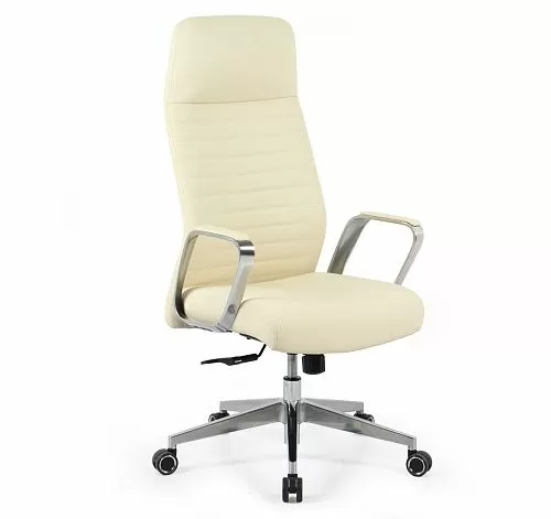 ЛАЙН/А/LINE/A Кресло руководителя БЕЖЕВЫЙ-АЛЮМ