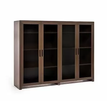 ЛЕГНО/LEGNO Шкаф-витрина ОРЕХ