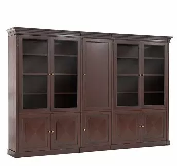 ДОЖ/DOGE Шкаф комб*2+дер.дв 347 ОРЕХ ТАНГАНЬИКА