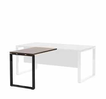 ЭКЗЕ/EXE Приставка 100x60 черн ОРЕХ/ЧЕРНЫЙ