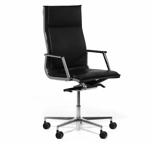 НУЛИТ-ПАД/А/NULITE-PAD/A Кресло кожа ЧЕРНЫЙ