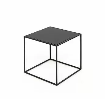 ФЕСТА/FESTA стол кофейный 40х40 ЧЕРНЫЙ/ЧЕРНЫЙ