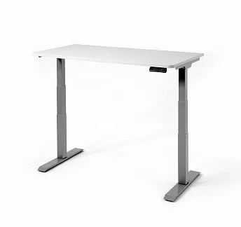 СКИД/SKID Стол письменный 140*75 БЕЛЫЙ/СЕРЫЙ