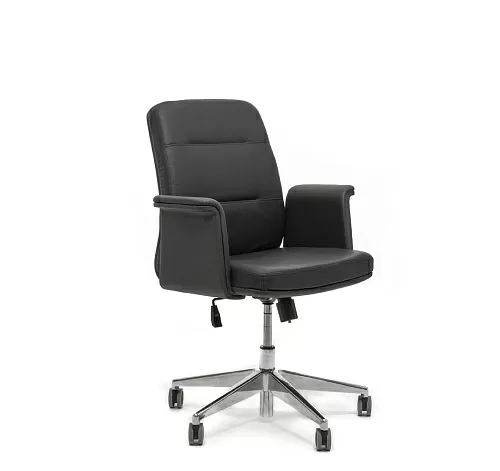 КАРЛ/Б/KARL/B Кресло руководит ЧЕРНЫЙ/АЛЮМ