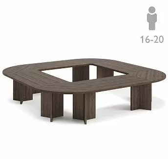 ЛАВА/LAVA Стол переговоров 360x360 ТАБАК