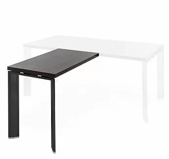 ФЕРМО/FERMO Приставка 100x60 ВЕНГЕ/ЧЕРН