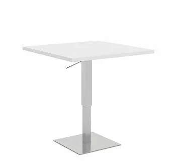 СИТ-ТУ-СТЕНД/SIT-TO-STAND стол 75*75 белый БЕЛЫЙ
