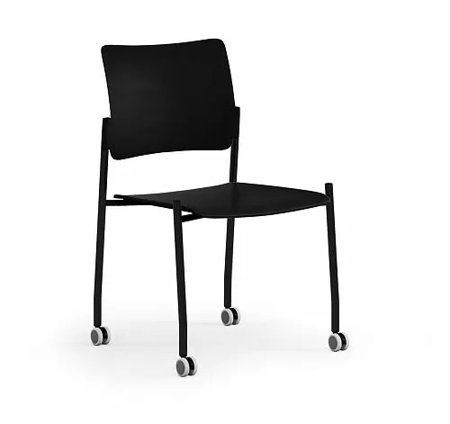 ПИНКО/PINKO Кресло пласт, ч.кол, б/п ЧЕРНЫЙ/ЧЕРНЫЙ