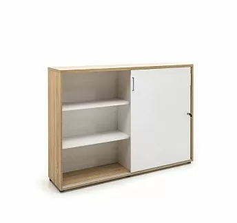 Шкаф-купе 139x112 см ДУБ КАЛИФ/БЕЛЫЙ