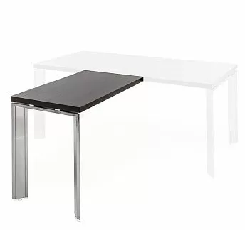 ФЕРМО/FERMO Приставка 100x60 хром ВЕНГЕ/ХРОМ