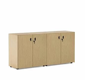 ЭКЗЕ/EXE Шкаф в.82, 4 двери ДУБ СВЕТЛЫЙ/ЧЕРНЫЙ