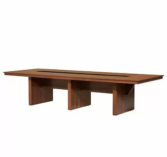 ЛАГО/LAGO Стол для переговоров 348 ИТАЛЬЯНСКИЙ ОРЕХ/ЧЕРНЫЙ