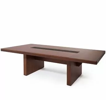 РИВЬЕРА/МАРЭ/RIVIERA/MARE Стол д/переговор. ИТАЛЬЯНСКИЙ ОРЕХ/ЧЕР