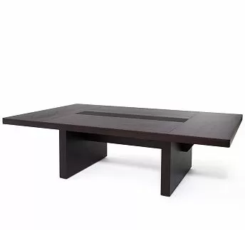 РИВЬЕРА/МАРЭ/RIVIERA/MARE Стол д/переговор. ДУБ ФЕРРО/ЧЕРНЫЙ