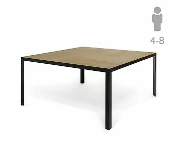 ЭНЦО/ENZO Стол письменный/перег. СВ.ЭВКАЛИПТ/ЧЕРНЫЙ