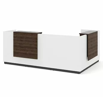 ФАСТА/FASTA Приемная стойка угл._дл БЕЛЫЙ/ТАБАК