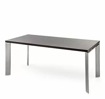 ФЕРМО/FERMO Стол 200 хром ВЕНГЕ/ХРОМ