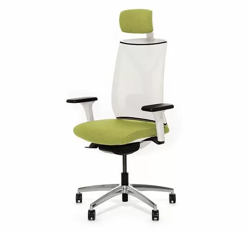 ДИОН С ББ/DION M WW Кресло,син,1Д,подг,а ЗЕЛЕНЫЙ/БЕЛЫЙ/АЛЮМ