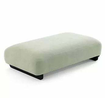 ДЖАСТ/JUST Пуф 2-местный глуб 88 МЯТНЫЙ
