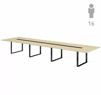 ЭКЗЕ/EXE Стол д/перегов 536 черн ДУБ СВЕТЛЫЙ/ЧЕРН