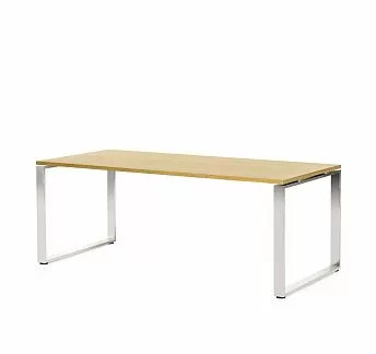 ЭКЗЕ/EXE Стол письменный 200 хром ДУБ ФЛОРЕ/ХРОМ