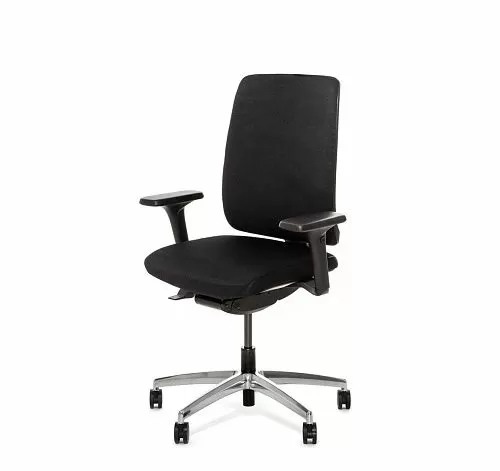 ДИОН/DION Кресло, синх, 4Д, алюм ЧЕРНЫЙ/АЛЮМ