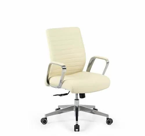 ЛАЙН/Б/LINE/B Кресло руководителя БЕЖЕВЫЙ-АЛЮМ