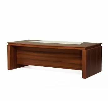 ЕУР/EUR Стол письменный закруглен. ОРЕХ