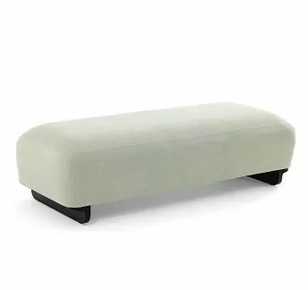 ДЖАСТ/JUST Пуф 2-местный глуб 58 МЯТНЫЙ