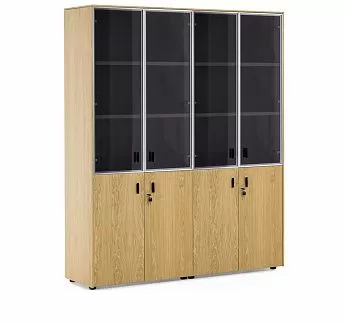 ЭКЗЕ/EXE Шкаф комбинир x 2 ДУБ ФЛОРЕ/ЧЕРНЫЙ