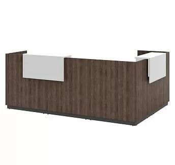 ФАСТА/FASTA Приемная стойка угловая ТАБАК/БЕЛЫЙ