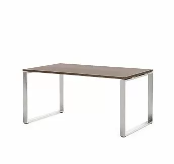 РОЛА/ROLA Стол 160 хром ТАБАК/ХРОМ