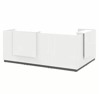 ФАСТА/FASTA Приемная стойка угл._дл БЕЛЫЙ/БЕЛЫЙ