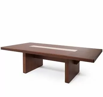 РИВЬЕРА/МАРЭ/RIVIERA/MARE Стол д/переговор. ИТАЛЬЯНСКИЙ ОРЕХ/БЕЖ