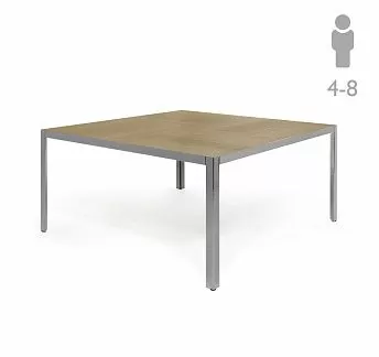 ЭНЦО/ENZO Стол письменный/перег. СВ.ЭВКАЛИПТ/ХРОМ