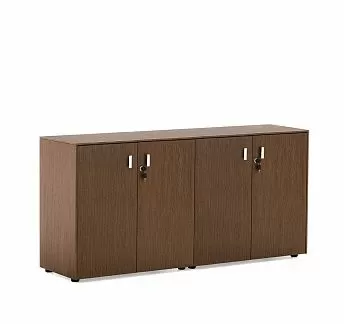 ЭКЗЕ/EXE Шкаф в.82, 4 двери ОРЕХ/ХРОМ