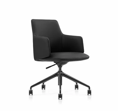ТАУ/TAU Кресло-конференц ЧЕРНЫЙ/ЧЕРНЫЙ