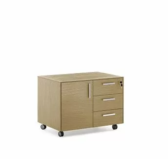 ЭНЦО/ENZO Тумба 3 ящика, 1 дверь СВ.ЭВКАЛИПТ/ХРОМ