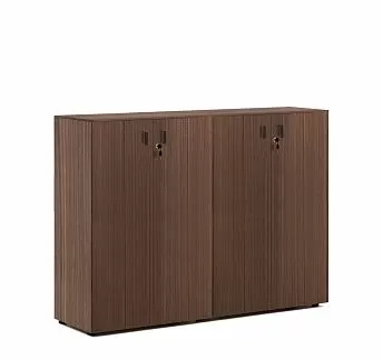 ЭНЦО/ENZO Шкаф средний в.120, 4 дв ЭВКАЛИПТ МОРЕН/ЧЕРН