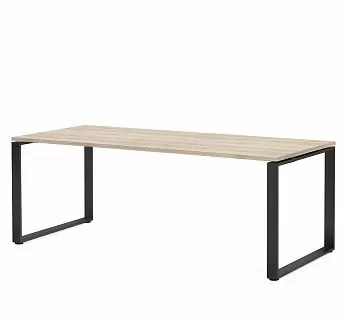 РОТОНДА/ROTONDA Стол 200 черн ДУБ СВЕТЛ/ЧЕРНЫЙ