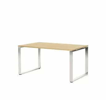 ЭКЗЕ/EXE Стол письменный 160 хром ДУБ СВЕТЛЫЙ/ХРОМ