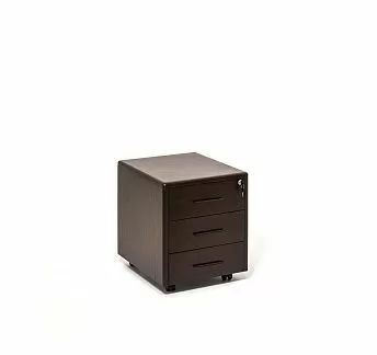 ЛЕГНО/LEGNO Тумба подкатная 3 ящика ОРЕХ