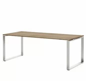 РОЛА/ROLA Стол 200 хром ГАВАНА/ХРОМ