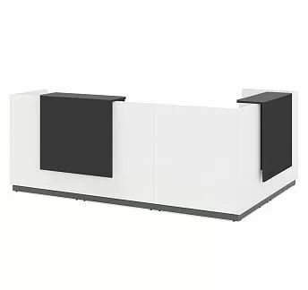 ФАСТА/FASTA Приемная стойка угл._дл БЕЛЫЙ/ГРАФИТ