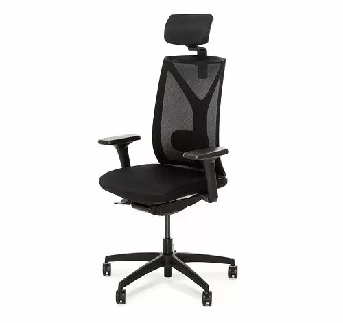 ДИОН С/DION M Кресло,синх,1Д,подг,чер ЧЕРНЫЙ/ЧЕРНЫЙ