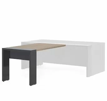 ЛАВА/LAVA Брифинг-приcтавка ГАВАНА/СЕРЫЙ ГЛЯНЕЦ