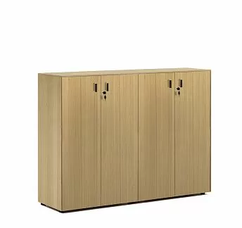 ЭНЦО/ENZO Шкаф средний в.120, 4 дв СВ. ЭВКАЛИПТ/ЧЕРН