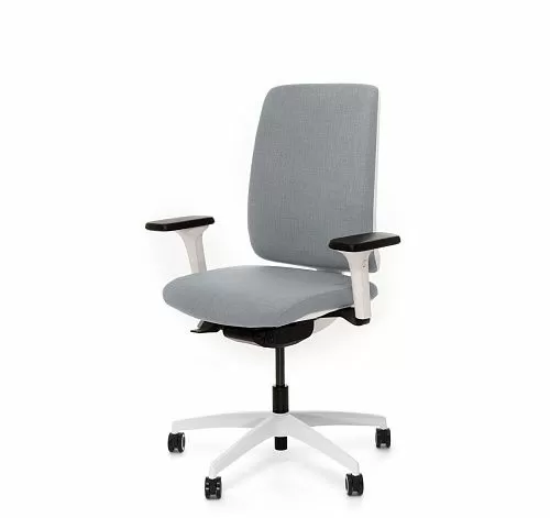 ДИОН Б/DION W Кресло, синх, 1Д, бел СЕРЫЙ/БЕЛЫЙ